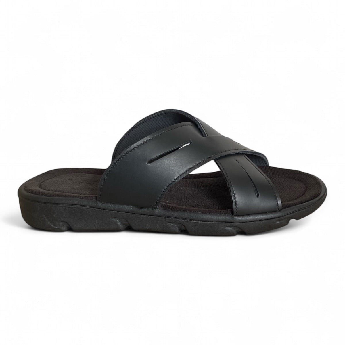 Sandalia Cruzada color negro