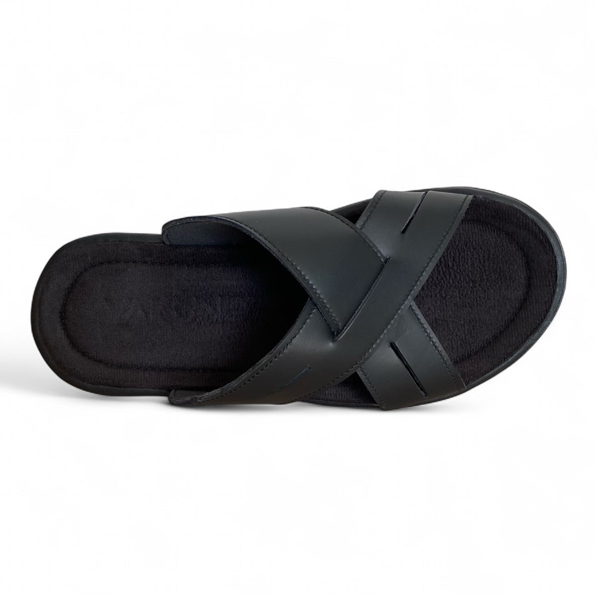 Sandalia Cruzada color negro