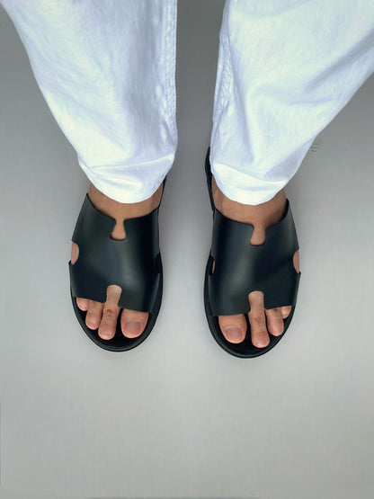 Sandalia Tipo Hermes color negro