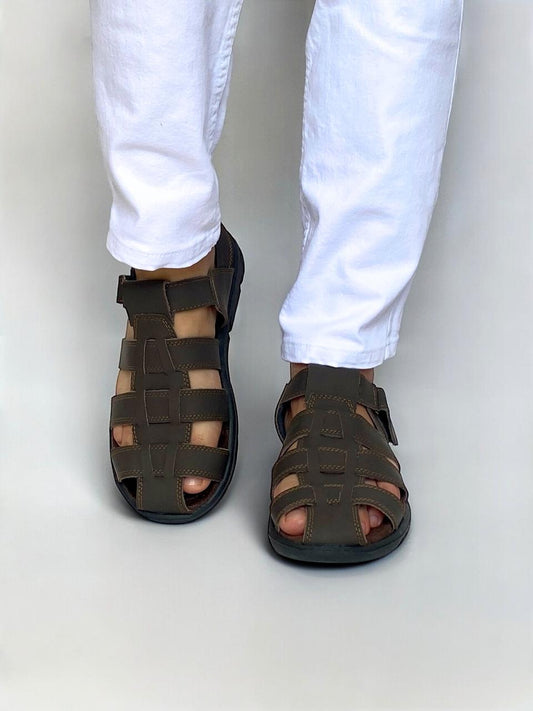 Sandalia Franciscana color café