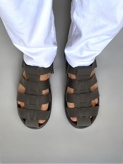 Sandalia Franciscana color café